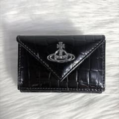 Vivienne Westwood三つ折り財布 クロコ型押し ブラック y2k Vivienne Westwood三つ折り財布 クロコ型押し ブラック y2k - メルカリ