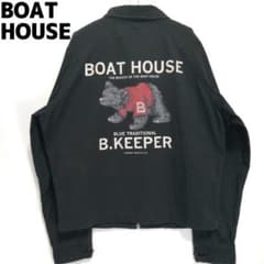 BOAT HOUSE スイングトップ ブルゾン ジャケット 墨黒 ボートハウス