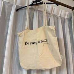 トートバッグ Be every where ロゴ入りのサムネイル
