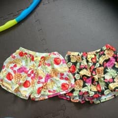 果物柄 キュロット ショートパンツのサムネイル