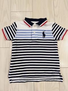 【美品】ラルフローレン ベビー ポロシャツ 18M（80〜90）ボーダー 男の子のサムネイル