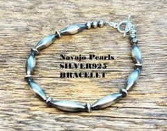ナバホパール シルバー925 ブレスレット Navajo Pearls no1 - メルカリ
