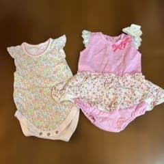 ベビーロンパース　(1枚は新品)のサムネイル
