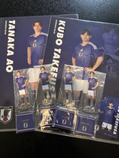 【新品・送料込】サッカー日本代表 アクリルスタンド クリアファイルセットのサムネイル