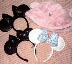 ディズニー⭐︎カチューシャ　帽子　4点セットのサムネイル