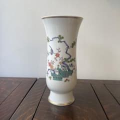 大型 Meissen 柿右衛門様式 花瓶 花器 シノワズリ 金彩 マイセン