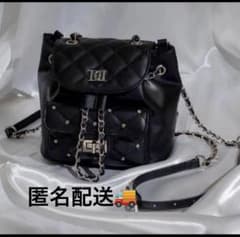 Darich ダーリッチ キルティングビジューミニリュック ブラック BLK 黒