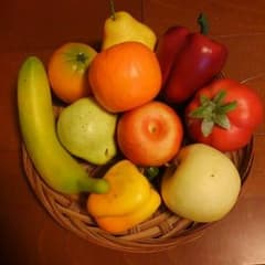 プラスチックの果物(かごつき)のサムネイル