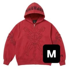 supreme ヨウジヤマモト フーディー 赤 Mサイズ - メルカリ