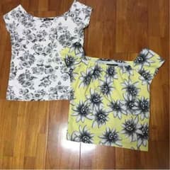花柄Tシャツ2点セットのサムネイル