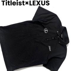 LEXUS レクサス　Titleist タイトリスト　ポロシャツ　メンズ　総柄 LEXUS レクサス Titleist タイトリスト ポロシャツ メンズ 総柄