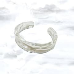 クリア アクリル バングル