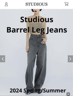 ほぼ新品Studious Barrel Leg Jeansのサムネイル