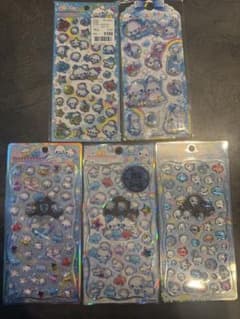 あわわちゃん　プチドロステッカーシール5種セットのサムネイル