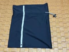 cycle　ジャージ素材　ネックウォーマー　/ブラック　ストレッチ　サイクル　黒