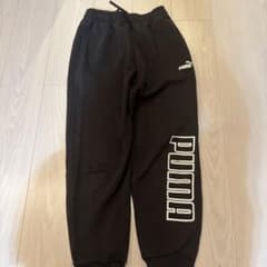 PUMA キッズ ロングパンツ ブラック 160のサムネイル