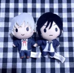 アニメK ぬいぐるみキーホルダー 伊佐那社 夜刀神狗朗 シロ クロ 匿名