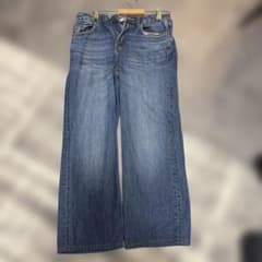 ZARA ワイドレッグ デニムパンツ EUR40のサムネイル