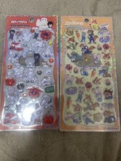 ベイマックス & ズートピア プチドロップステッカーのサムネイル