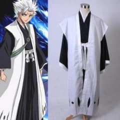 BLEACH 日番谷冬獅郎！コスプレ用 死覇装、隊長羽織セット！のサムネイル