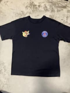 PSG 刺繍Tシャツ Paris Tokyo 富士山 虎 黒 L