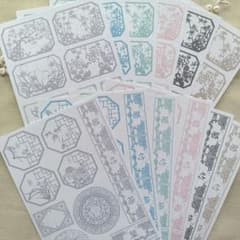 ✣BONHEUR PAPIER様✣ 和柄 シンプル素材シート コラージュ素材 - メルカリ