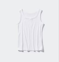UNIQLOソフトリブタンクトップXXL 白のサムネイル