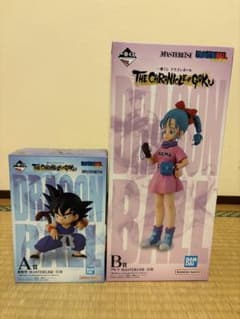 一番くじ ドラゴンボールフィギュア A賞 孫悟空 B賞 ブルマ おまけ付き