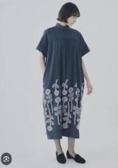 美品☆ミナペルホネン 24ss ロングワンピース frost garden - メルカリ