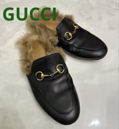 本日限定値下げ【美品】GUCCI エディション ウィメンズレザー スリッパ 本日限定値下げ【美品】GUCCI エディション ウィメンズレザー スリッパ
