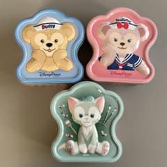 香港ディズニーランド 空き缶 ダッフィー シェリーメイ ジェラトーニ 3