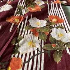 キッズ浴衣120 美品　兵児帯セットのサムネイル
