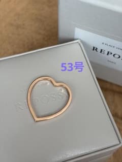 REPOSSI レポシ Antifer ハートリング 18K PG 53号 - メルカリ