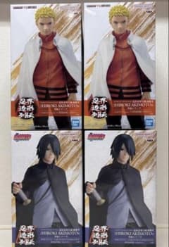 NARUTO 질풍전 우즈마키 나루토 우치하 사스케 피규어 4개 세트