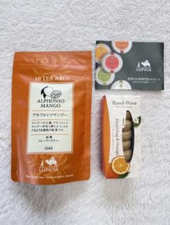 LUPICIA アルフォンソマンゴー 紅茶 ティーバッグ &オリジナルクッキーのサムネイル