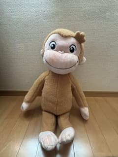おさるのジョージ ぬいぐるみ BIG タグ付き ふわもこ