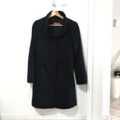 美品MaxMara studio（マックスマーラ）ブラック ロングコート - メルカリ