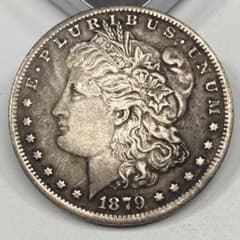 古銭 1879年 モルガンダラー 1ドル アメリカ文化コイン - メルカリ