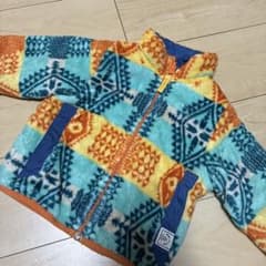リバーシブル　フリースアウター 90のサムネイル