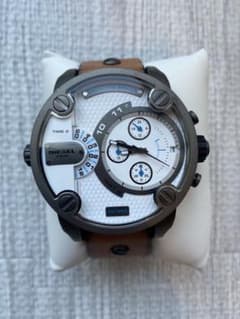 DIESEL TIME 2 腕時計 ホワイト/ブラウンのサムネイル