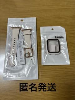 アップルウォッチ44mm ホワイト　カバー　ベルトのサムネイル