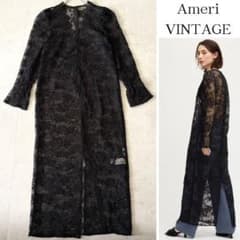 【未使用級】25年 3万 アメリヴィンテージ マキシ丈シースルーアップドレス M 未使用級】25年 3万 アメリヴィンテージ マキシ丈シースルーアップ