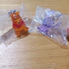 くまのプーさんとエンジェルの めじるしアクセサリー　２個セット　 カプセルトイのサムネイル