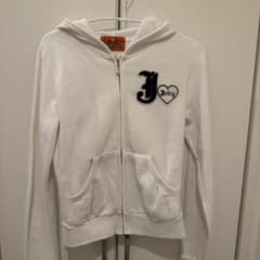 Juicy Couture パーカー ホワイト y2k 平成 - メルカリ
