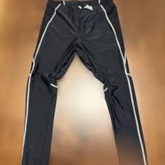 キッズ スパッツ ブラック ステッチ入り
