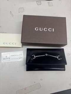 B6081 GUCCI ホースビット キーケース ブラック - メルカリ
