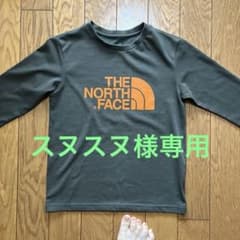 THE NORTH FACE グレー ロゴプリント Tシャツのサムネイル