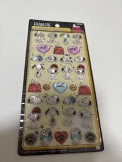 スヌーピー ボンボンドロップシール　初期　黒のサムネイル