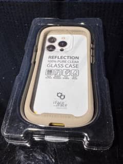 【ほぼ新品・1回のみ使用】iFace クリアガラスケース15proのサムネイル
