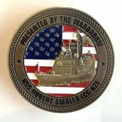 【週末限定お値下げ中】USS Robert Smalls チャレンジコインのサムネイル